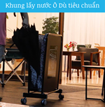 Giải Pháp An Toàn: KHUNG LAU NƯỚC Ô DÙ (Không Dùng Điện) Chống Trơn Trượt Sảnh Khách Sạn/Tòa Nhà