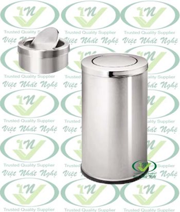 thùng rác inox A35-O