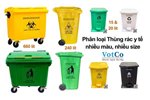 Thùng Rác Y Tế Đủ Màu Nhiều Kích Thước